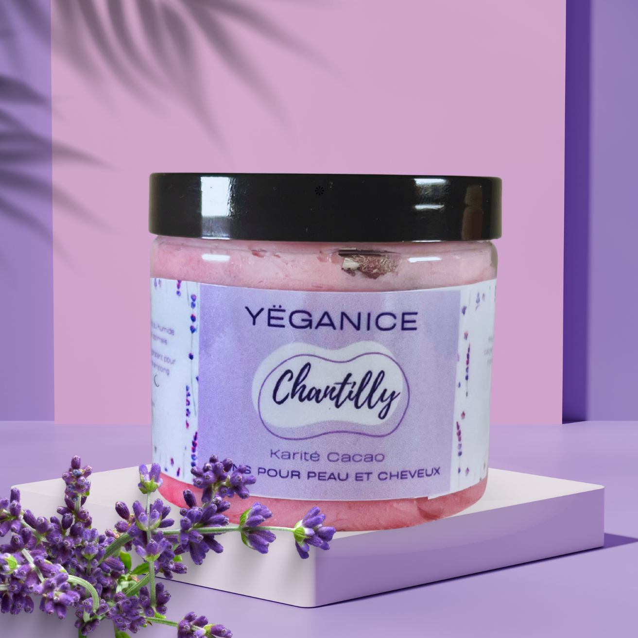 Chantilly Karité cacao saveur fraise
